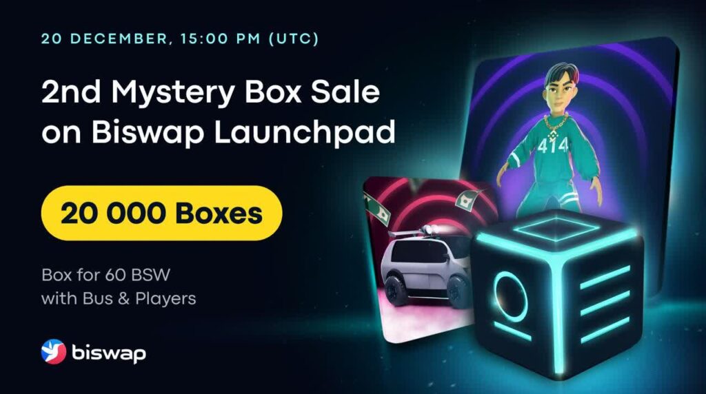 Biswap 2nd Mystery Box Sale is momenteel nog steeds aan de gang!